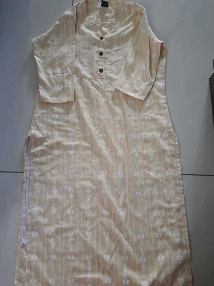 Solid A-line Kurta