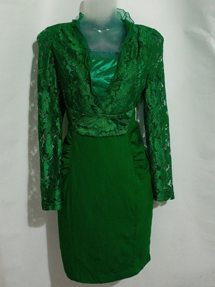 BEAUTIFUL GREEN MINI BODYCON