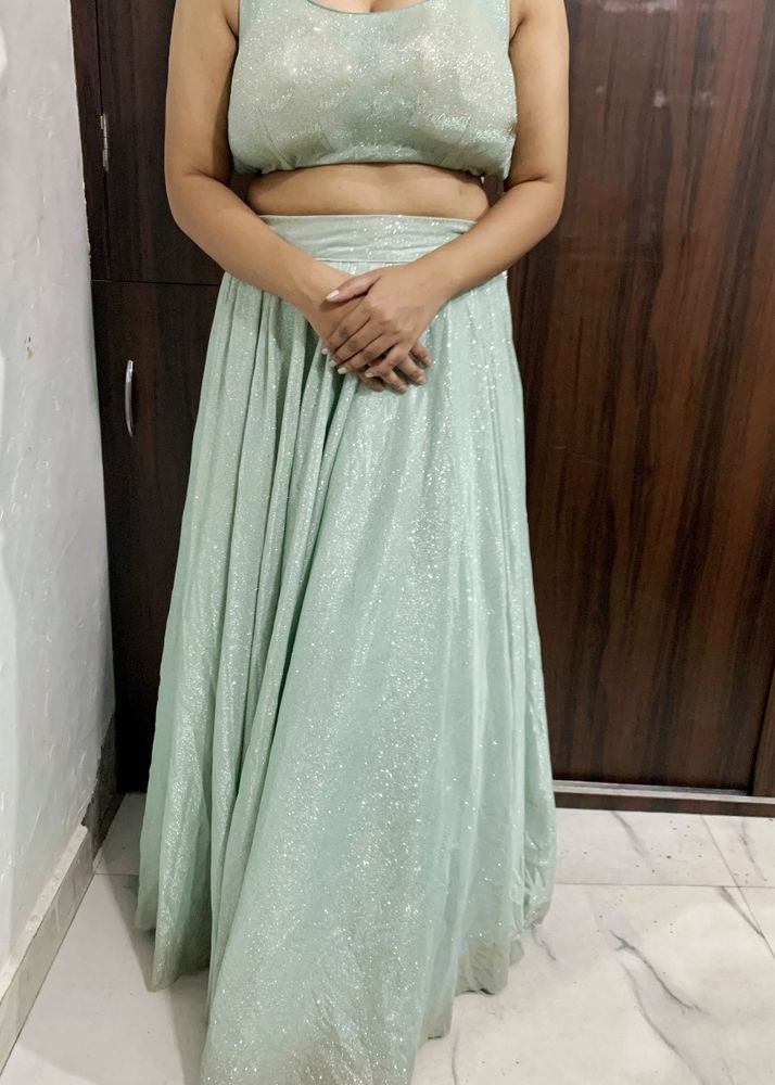 Sea Green Lehenga