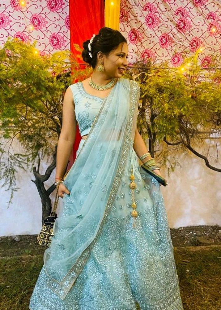 Blue Lehnga