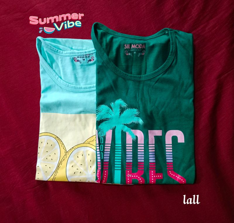 Pack Of 2 Summer Tee