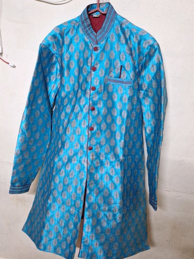 Men's Kurta Pajama|Blue|Party Wear