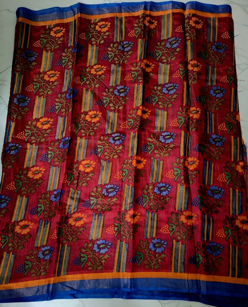 Chanderi Silk New Material 3.9 Metres