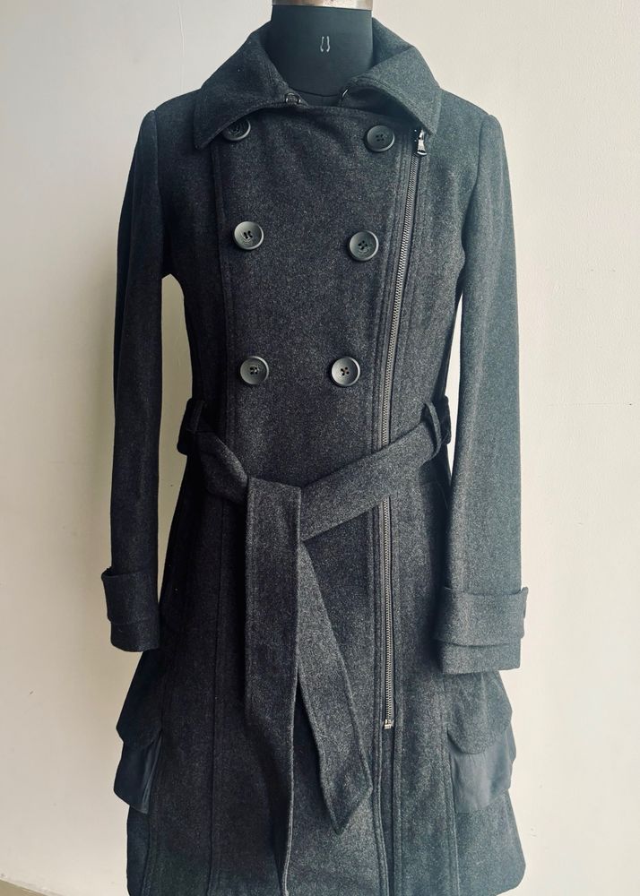 Perfect Grey, Woollen  Coat For Winters