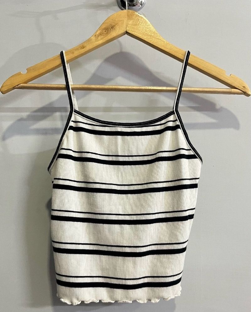 BLACK & WHITE CAMI TOP