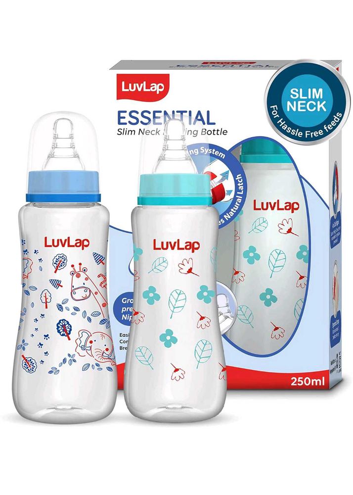 Luvlap Feeding Bottles- Set Of Two 250ml