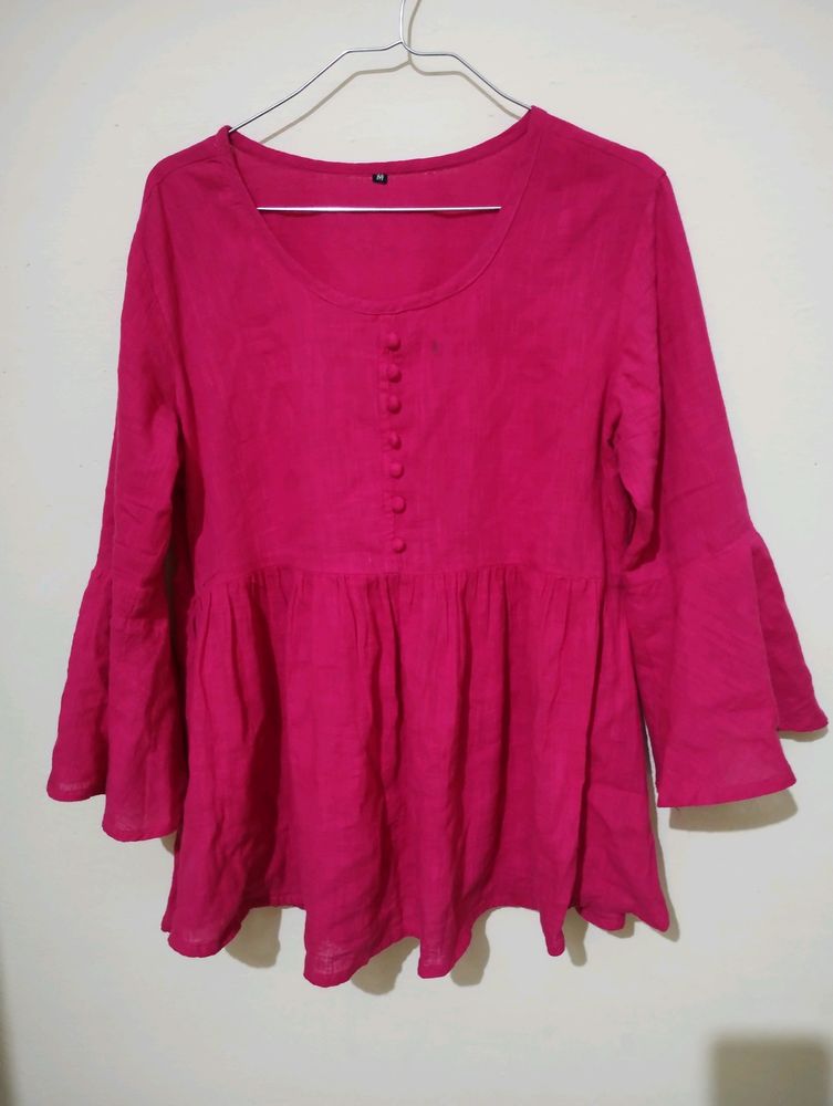 Pink Short Kurti