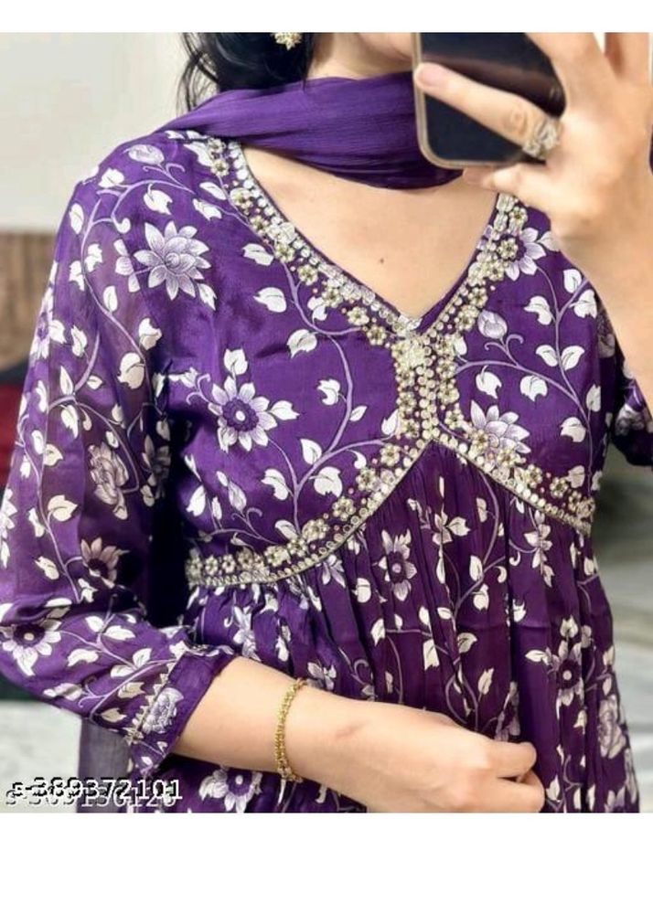 Purple Single Kurti💙