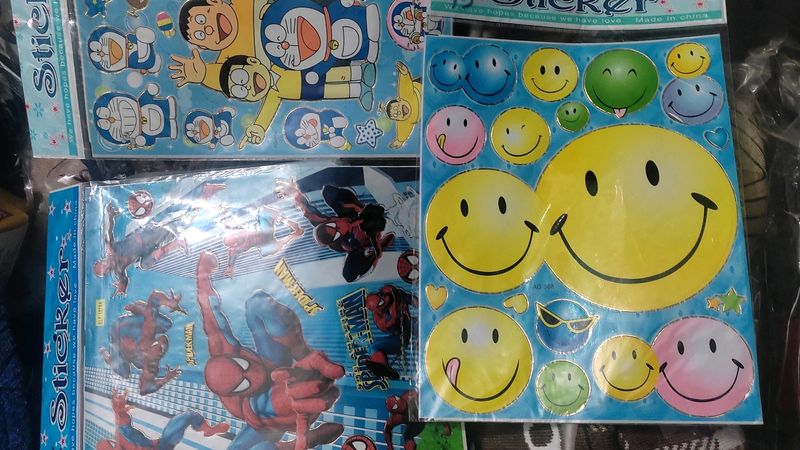 3 Pack Stickers Sheets