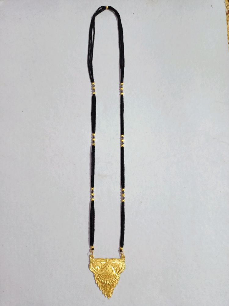 New Unused Long Mangalsutra With Pod Bag Free