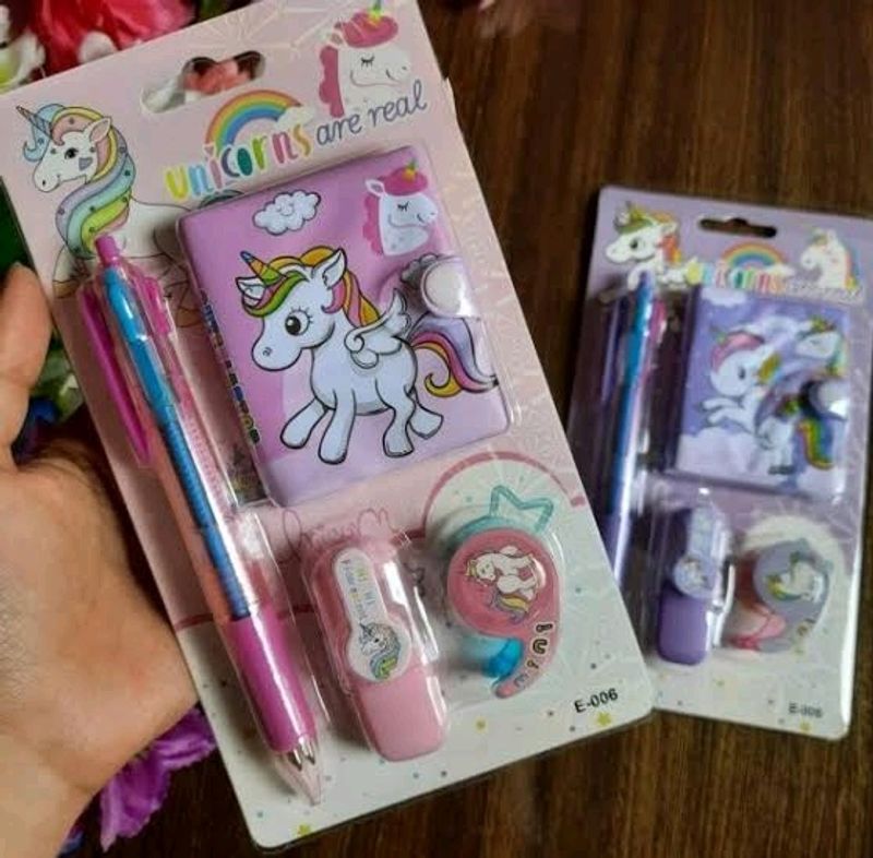 Unicorn Cute Stationery Set For Girls