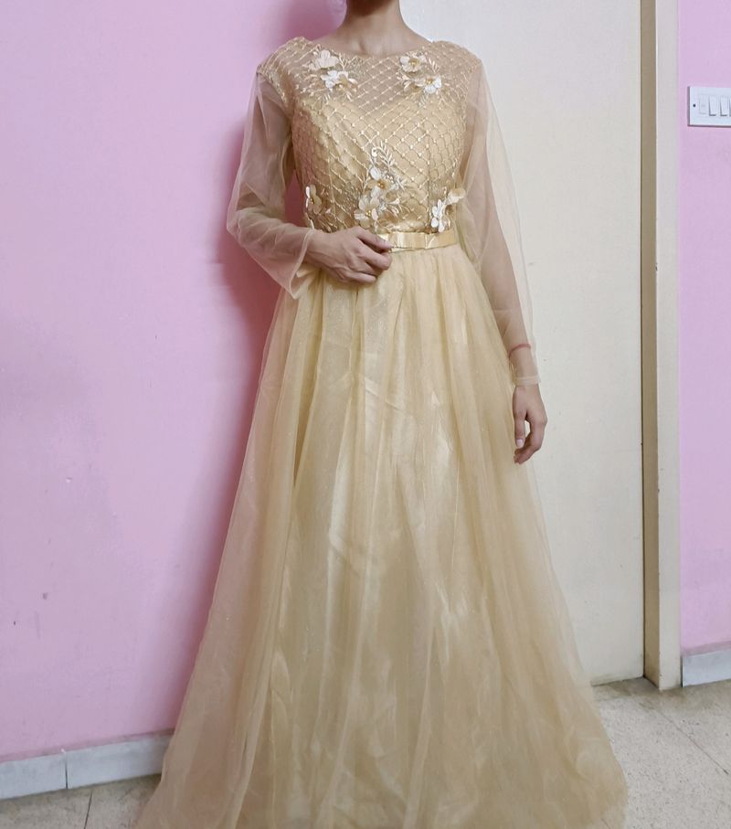 Golden Party Gown