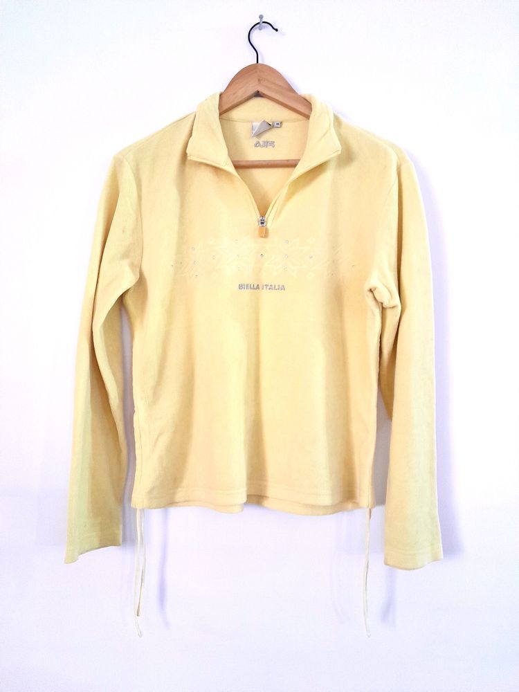 Yellow Casual Sweatshirt (Women's)