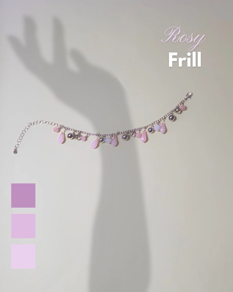 Rosy Frill: Imported Charm Bracelet