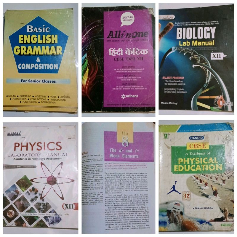 6 Books For Class 12th CBSE Board