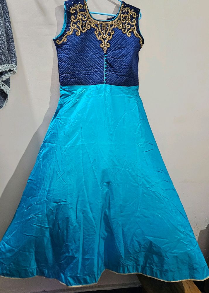 DARK BLUE COLOR DRESS