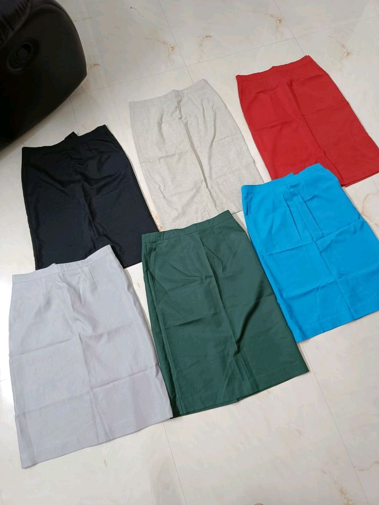 Pack Of 6 Formal Tailor Made Skirts