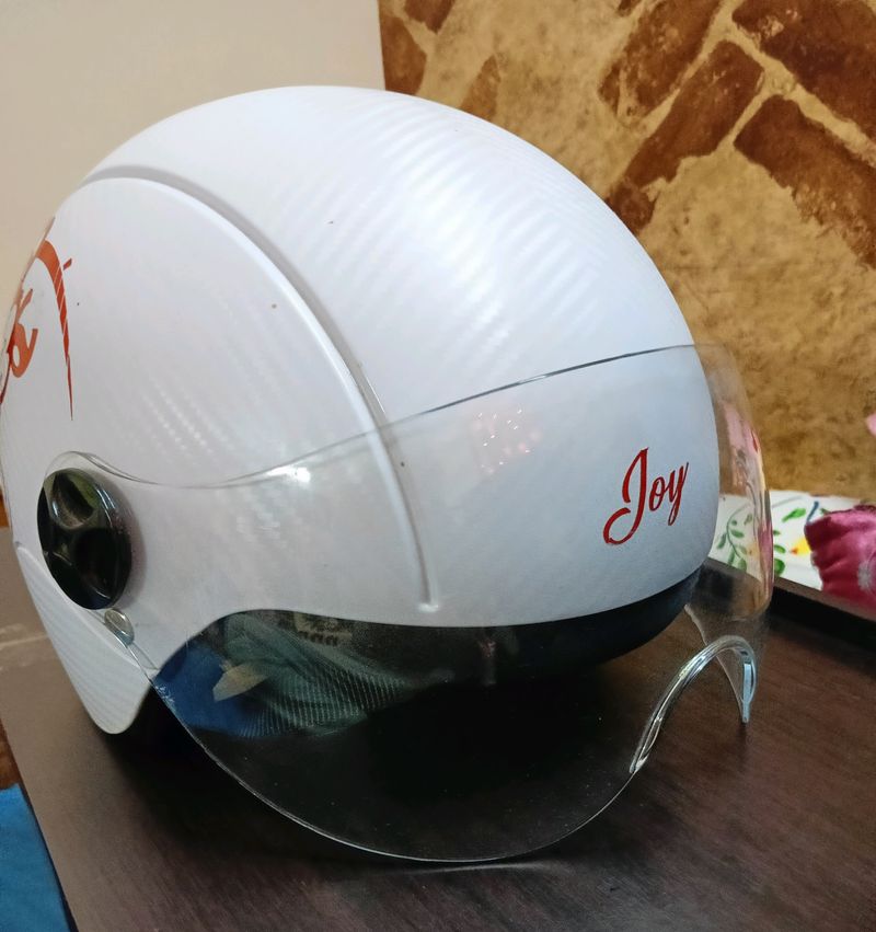 Steelbird White Helmet For Women 🤍⛑️