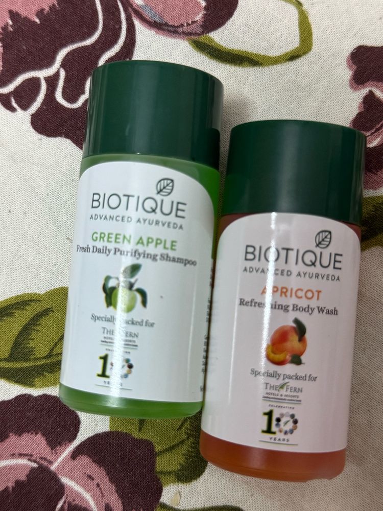 BIOTIQUE BODY WASH AND SHAMPOO COMBO