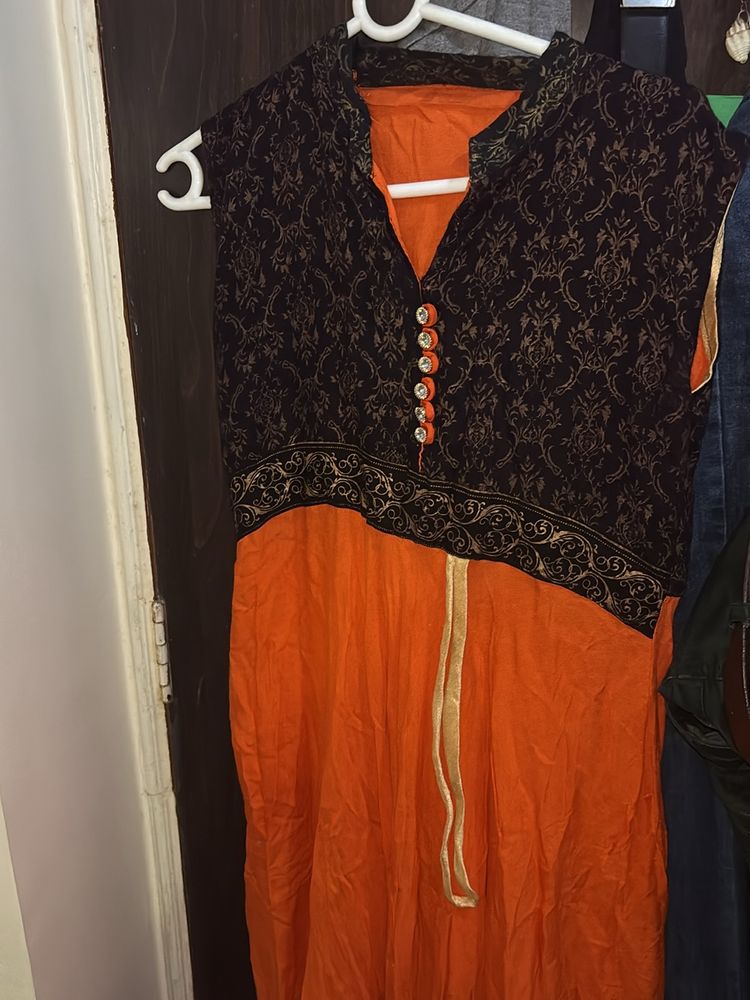 Orange Kurta