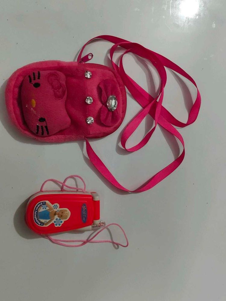 Telephone And Mini Purse Combo