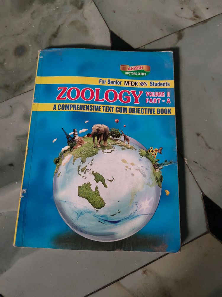 Akash Zoology Objective Book For Neet Students