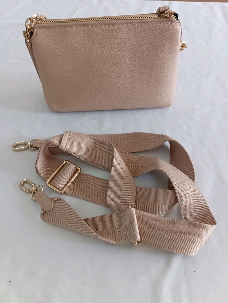 Nude Casual Sling Bag (Women)