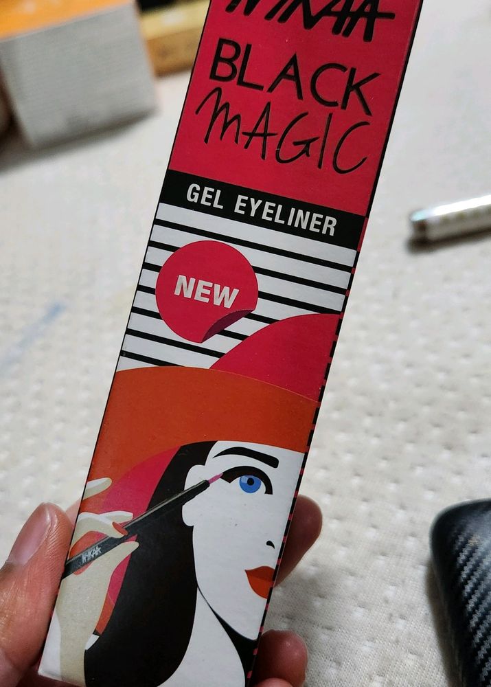 (Sealed) Nykaa Black Magic Gel Eyeliner With Brush