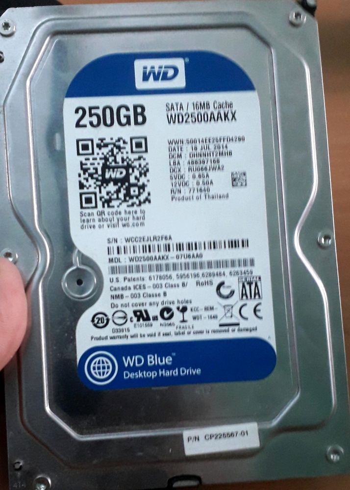 WD 250gb Harddrive