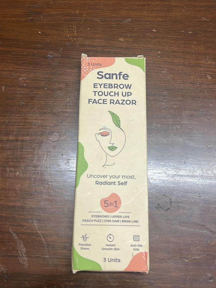 Sanfe Eyebrow Touch Up Face Razor New