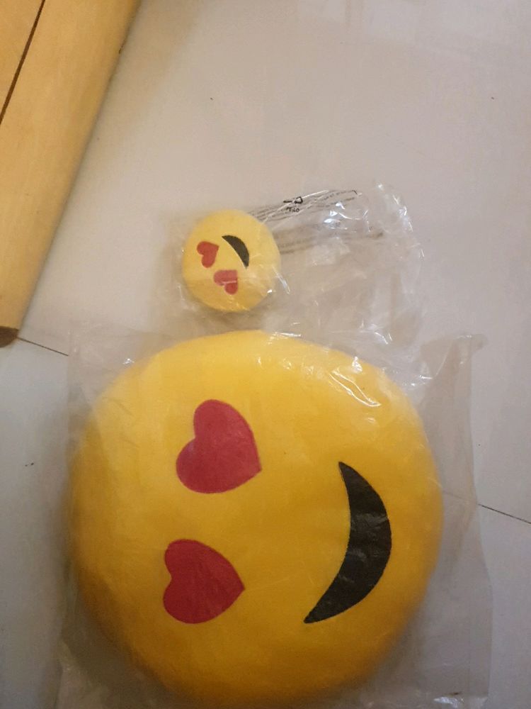 New Big Size Plush ❤ Heart Emoji Soft Toy