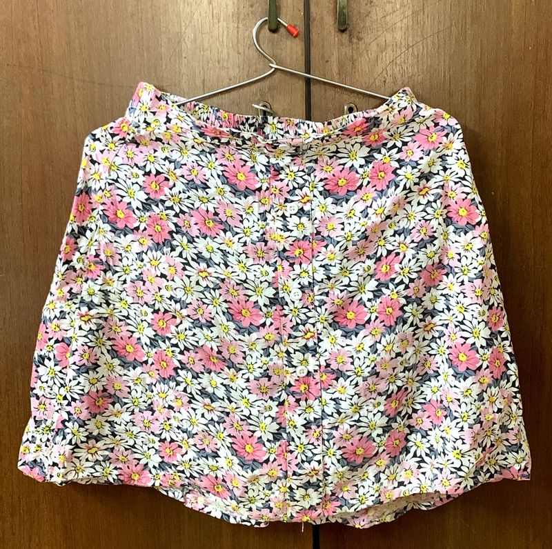 Printed Cotton Skirt For Girls