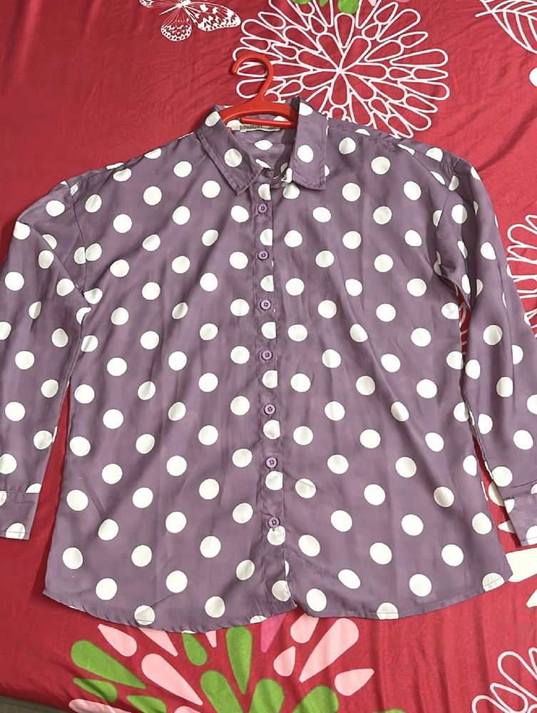 Brand New - Parory Women Polka Dot Shirt