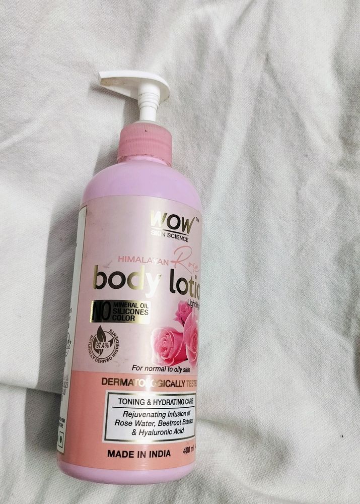 Wow Rose Body lotion