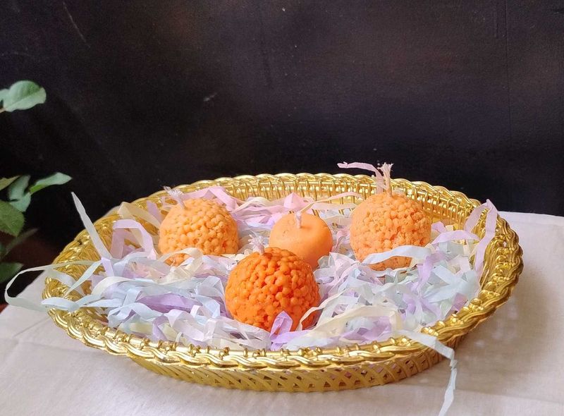 Motichoor Laddu Candles