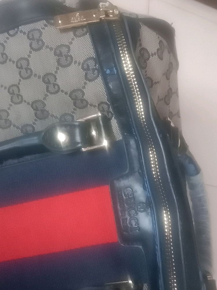 Gucci Vitage GG Canvas  Handle bag