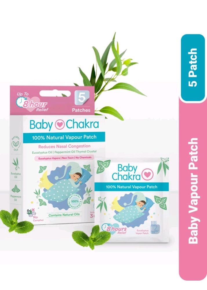 Baby Chakra's Natural Vapour Patch 5 Piece