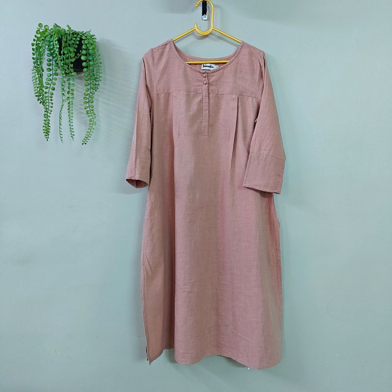 Fabindia Dusty Pink Kurti