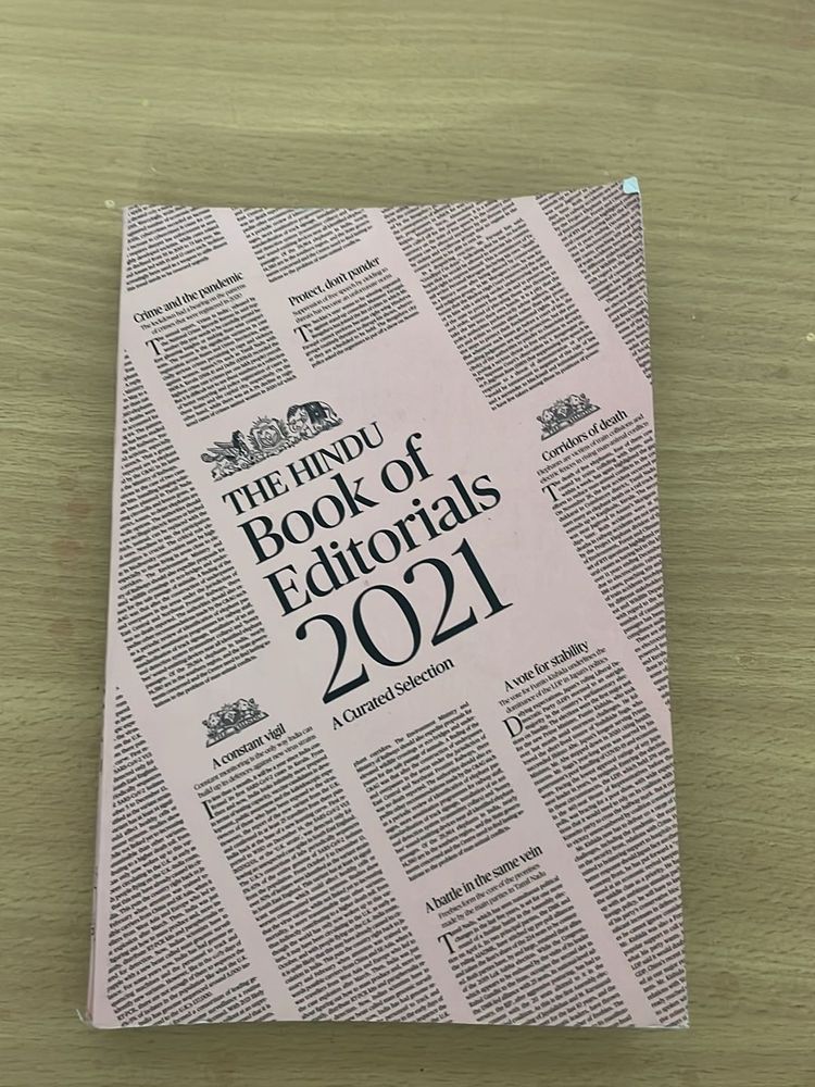 The Hindu Book Of Editorials 2021