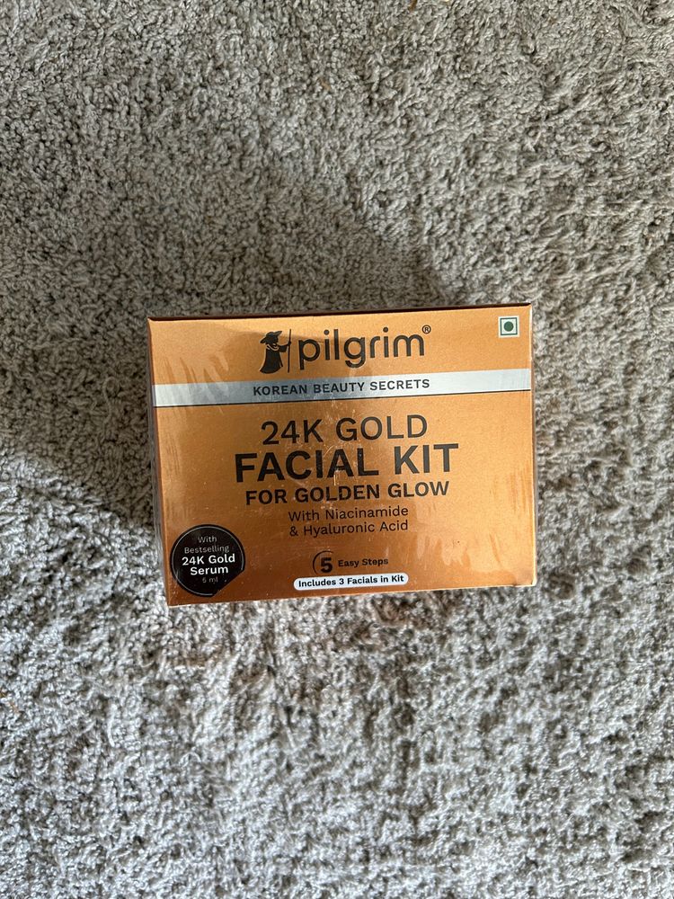 Pilgrim - Gold Facial Kit