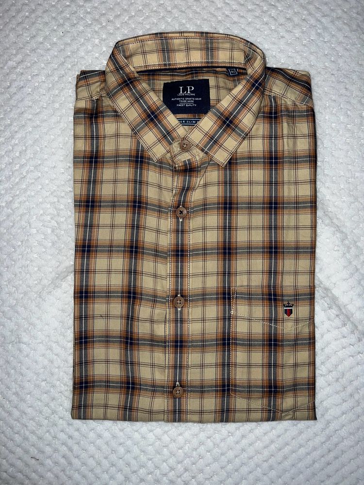 Men Louis Philippe LP Checks Shirt