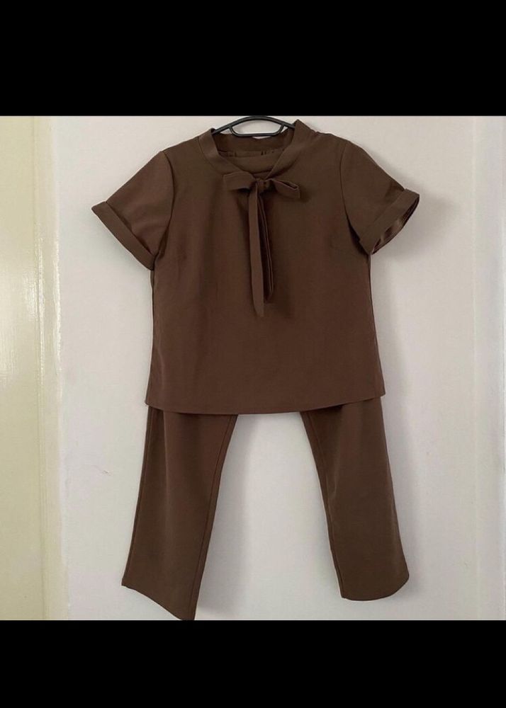 Preloved Women Suit In Brown