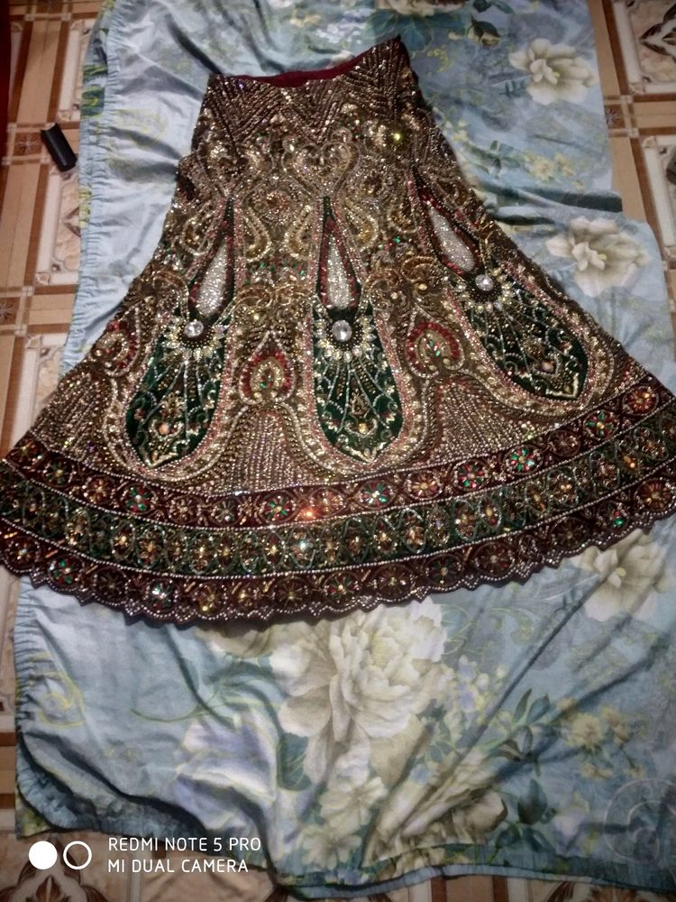 Brindal Lehenga Beautiful Colour