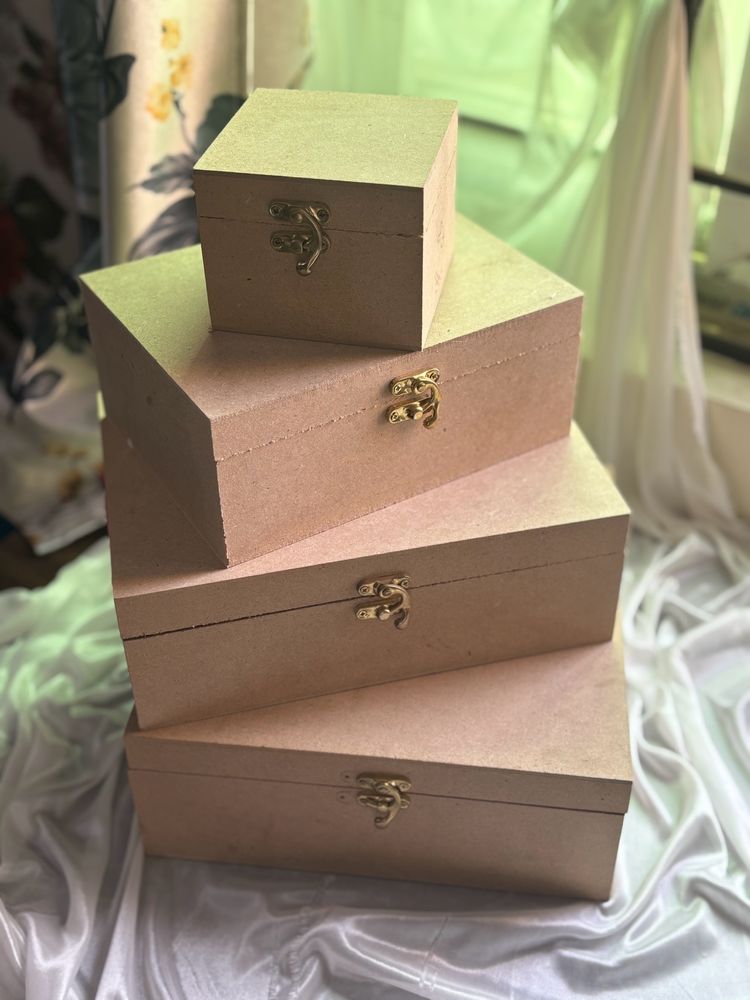 MDF wooden BOX | 10”, 10x7”, 8x6” & 4”