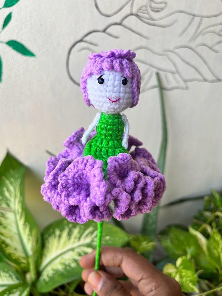 Doll In Carnation Flower