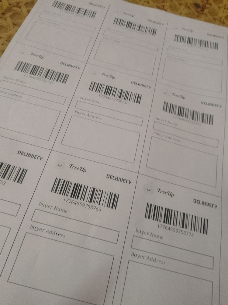 40 Shipping labels