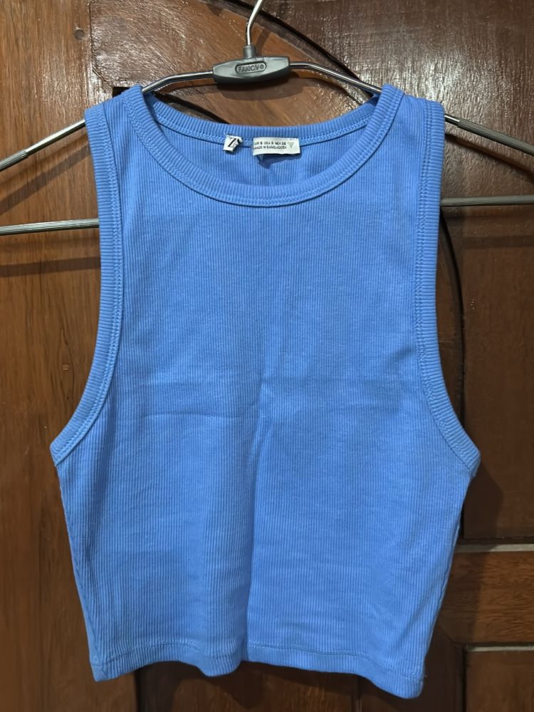 ZARA CUTE BLUE TOP