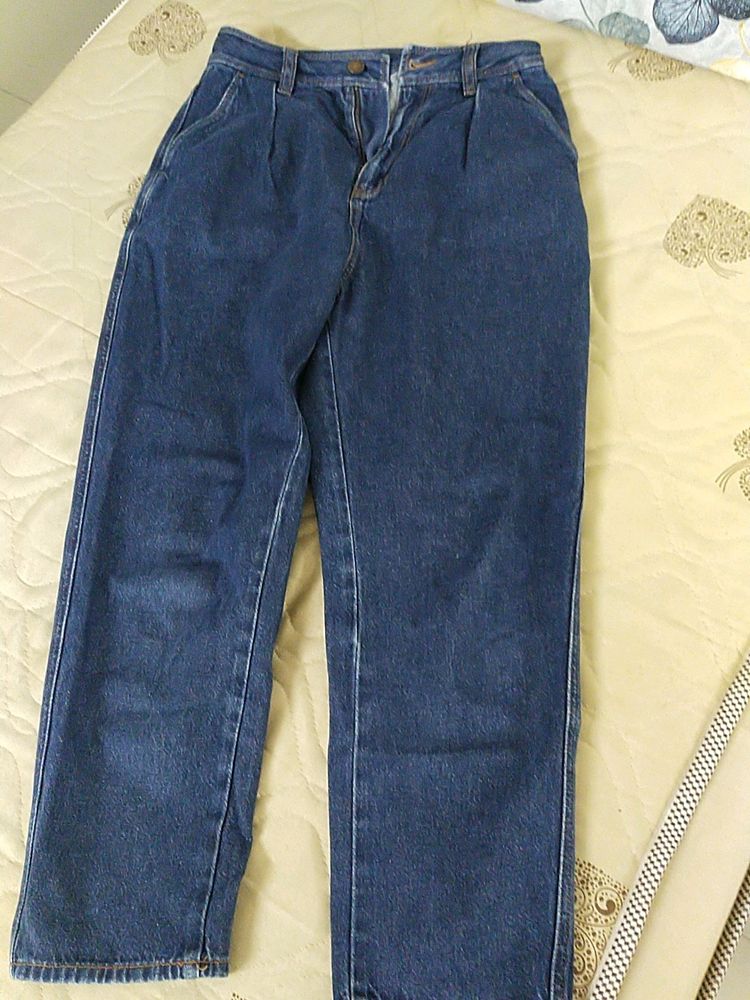 Blue Mom Fit Jeans