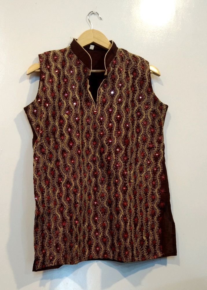 Mirror Work Kurta(Women)