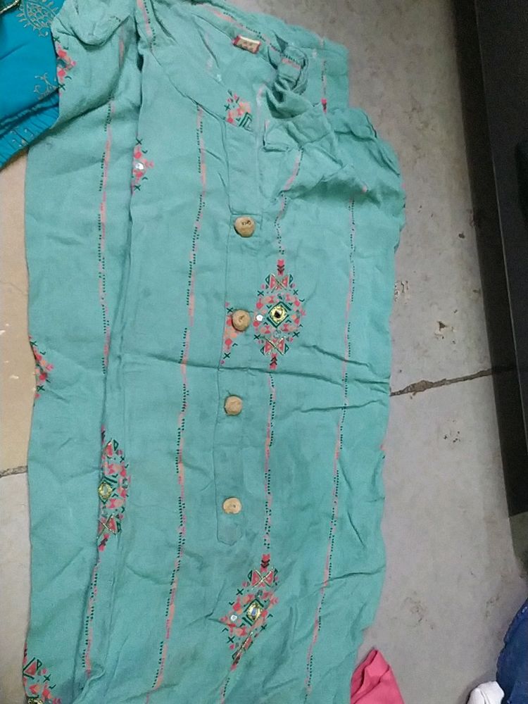 Cotton Rayonmix Kurti With